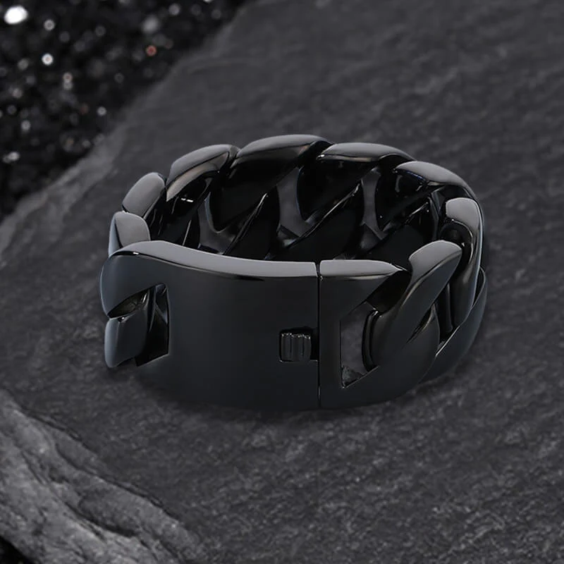 Stylish Heavy Chunky Link Chain Stainless Steel Bracelet