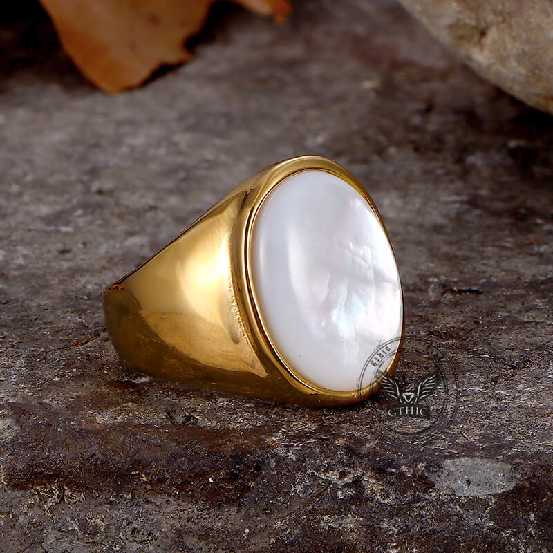 14875-minimalist-round-shell-stainless-steel-ring-10.jpg Minimalist Round Shell Stainless Steel Ring