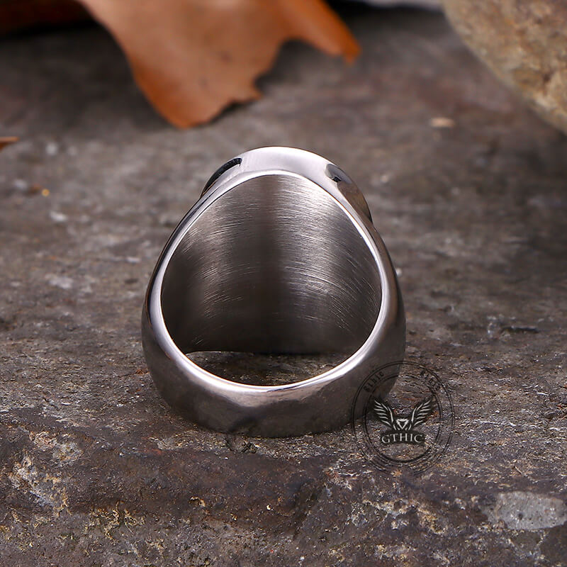 14875-minimalist-round-shell-stainless-steel-ring-12.jpg Minimalist Round Shell Stainless Steel Ring