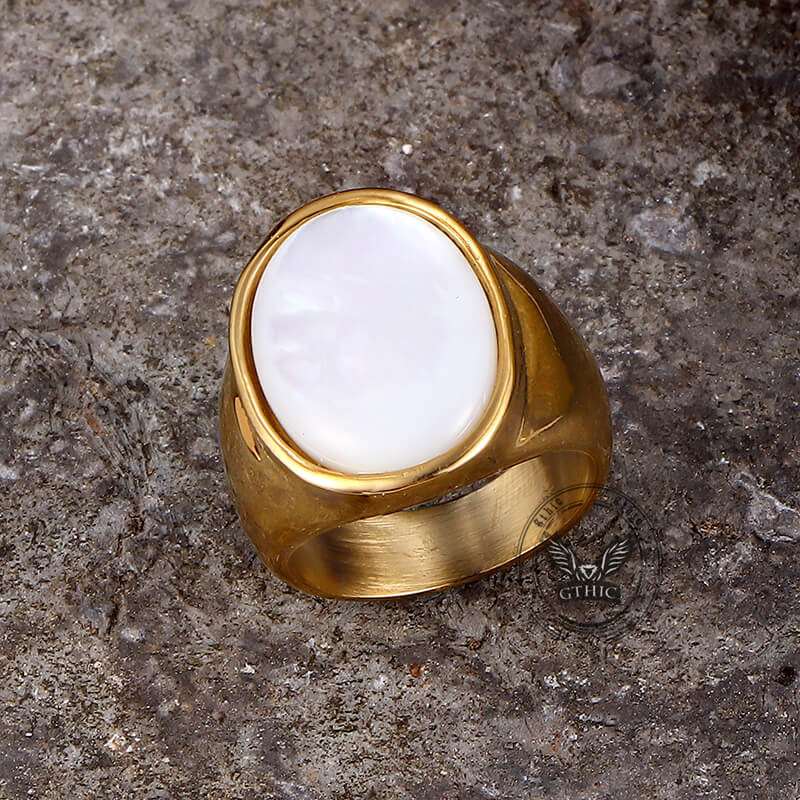 14875-minimalist-round-shell-stainless-steel-ring-5.jpg Minimalist Round Shell Stainless Steel Ring