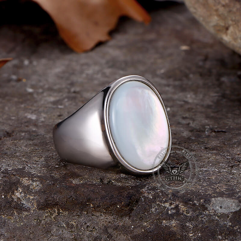 14875-minimalist-round-shell-stainless-steel-ring-9.jpg Minimalist Round Shell Stainless Steel Ring