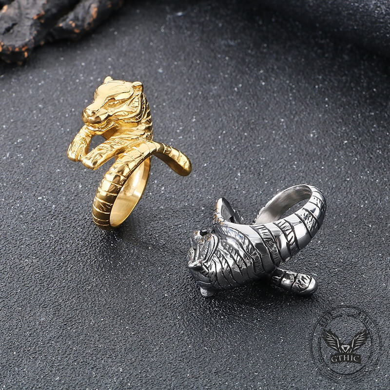 14888-punk-ferocious-tiger-stainless-steel-animal-ring-5.jpg Punk Ferocious Tiger Stainless Steel Animal Ring