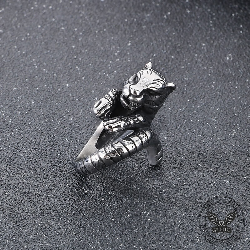 14888-punk-ferocious-tiger-stainless-steel-animal-ring-6.jpg Punk Ferocious Tiger Stainless Steel Animal Ring