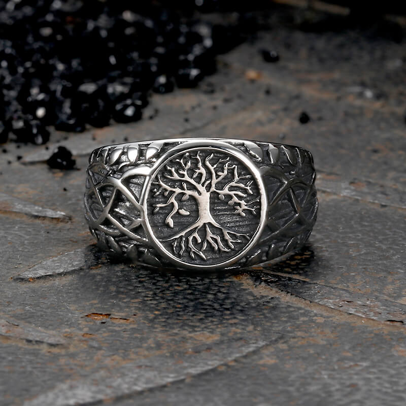 14895-vintage-viking-tree-of-life-vine-stainless-steel-ring-1.jpg Vintage Viking Tree of Life Vine Stainless Steel Ring