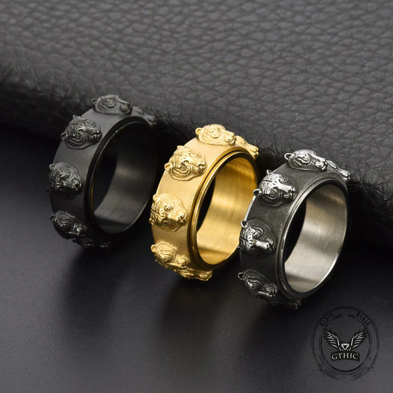 14926-punk-tiger-head-stainless-steel-spinner-ring-1.webp Punk Tiger Head Stainless Steel Spinner Ring