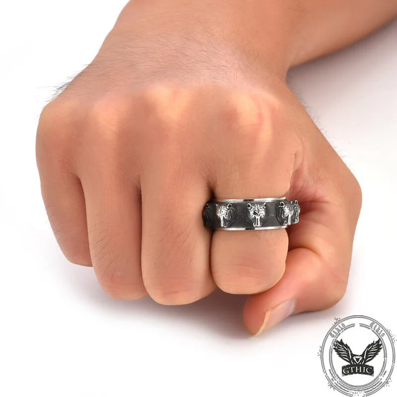 14926-punk-tiger-head-stainless-steel-spinner-ring-3.webp Punk Tiger Head Stainless Steel Spinner Ring