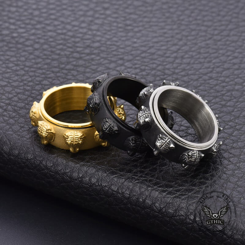 14926-punk-tiger-head-stainless-steel-spinner-ring-7.jpg Punk Tiger Head Stainless Steel Spinner Ring