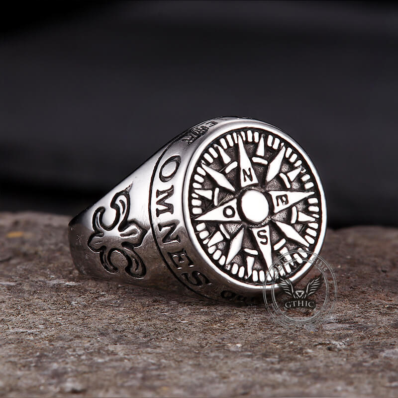 15012-vintage-viking-nordic-compass-stainless-steel-marine-ring-4.jpg Vintage Viking Nordic Compass Stainless Steel Marine Ring