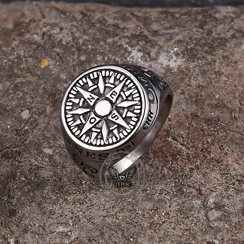 15012-vintage-viking-nordic-compass-stainless-steel-marine-ring-5.jpg Vintage Viking Nordic Compass Stainless Steel Marine Ring