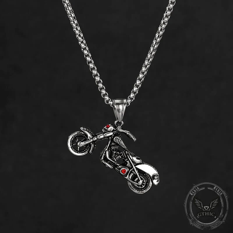 Trendy Hip-Hop Motorcycle Style Stainless Steel Pendant