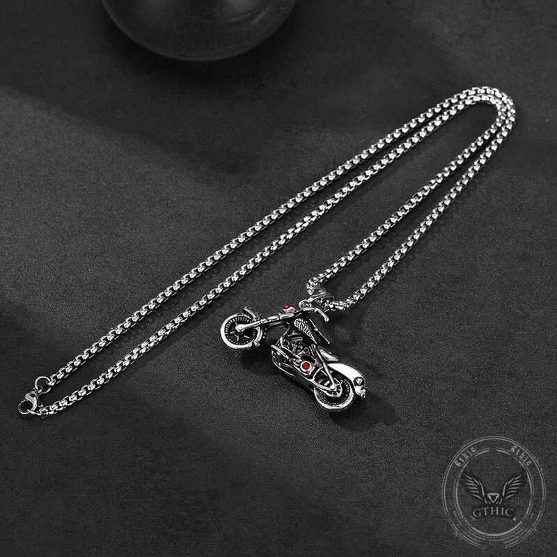 Trendy Hip-Hop Motorcycle Style Stainless Steel Pendant