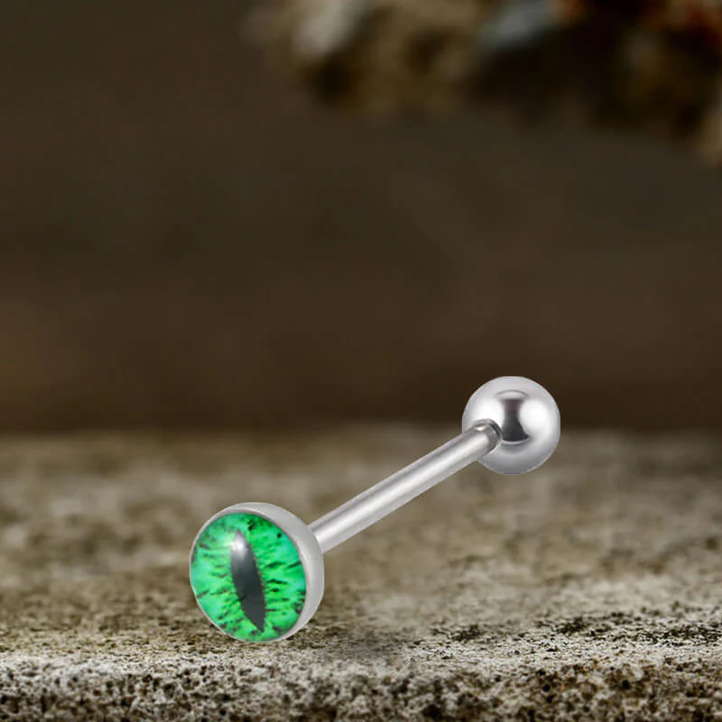 Devil's Eye Stainless Steel Piercing Lip Navel Tongue Studs