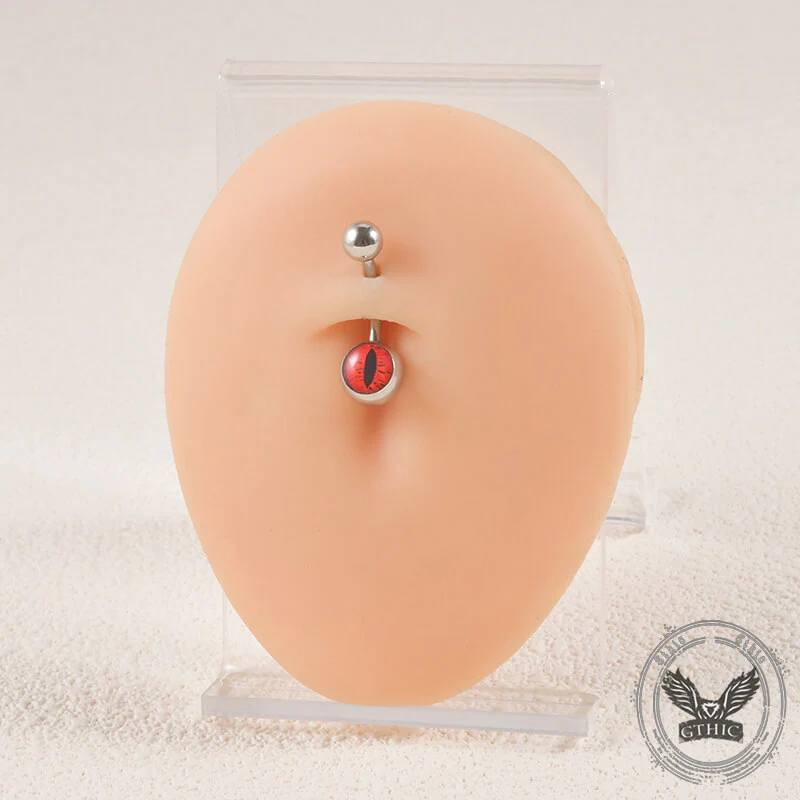 Devil's Eye Stainless Steel Piercing Lip Navel Tongue Studs