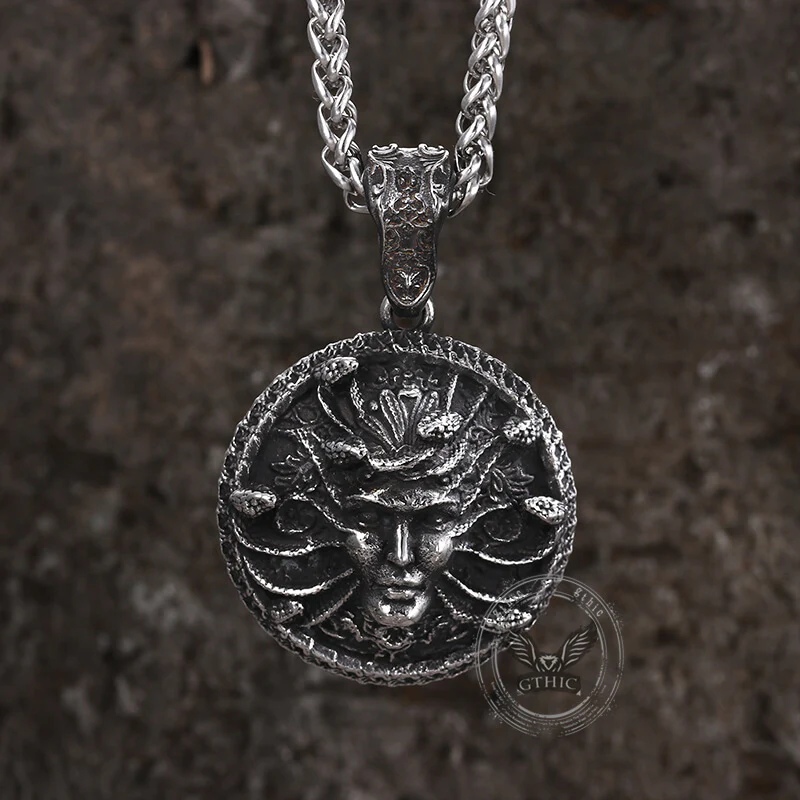 15327-greek-snake-head-medusa-stainless-steel-pendant-1.webp Greek Snake Head Medusa Stainless Steel Pendant