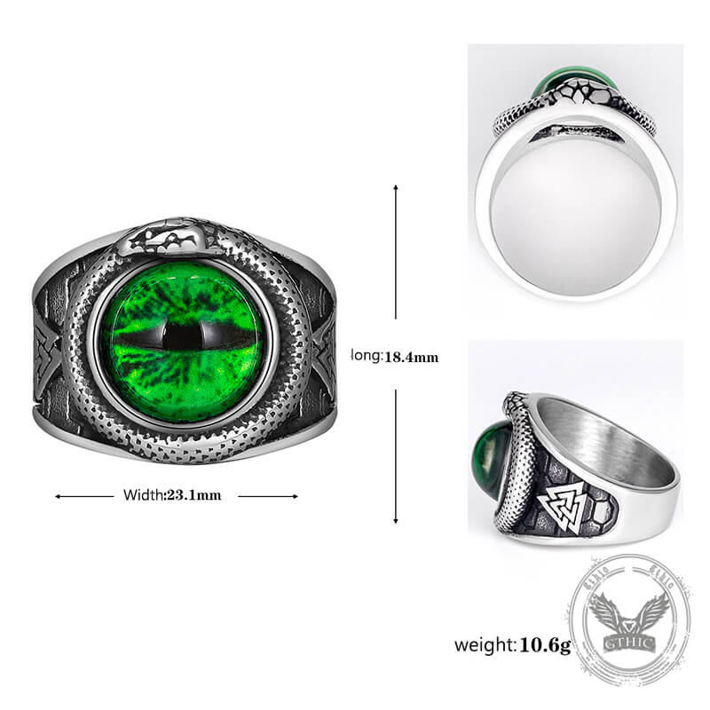 15379-valknut-ouroboros-devil-eye-stainless-steel-ring-14.jpg Valknut Ouroboros Devil Eye Stainless Steel Ring