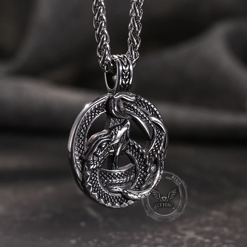 15431-vintage-viking-coiled-dragon-stainless-steel-pendant-8.webp Vintage Viking Coiled Dragon Stainless Steel Pendant