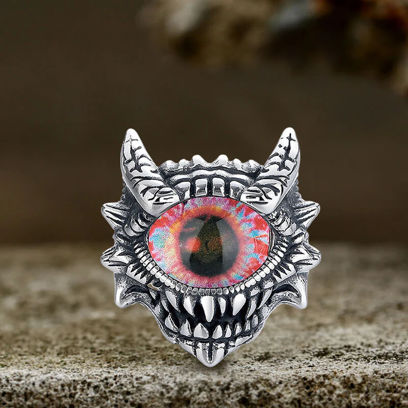 Dopamine Horus Little Devil Eye Stainless Steel Ring