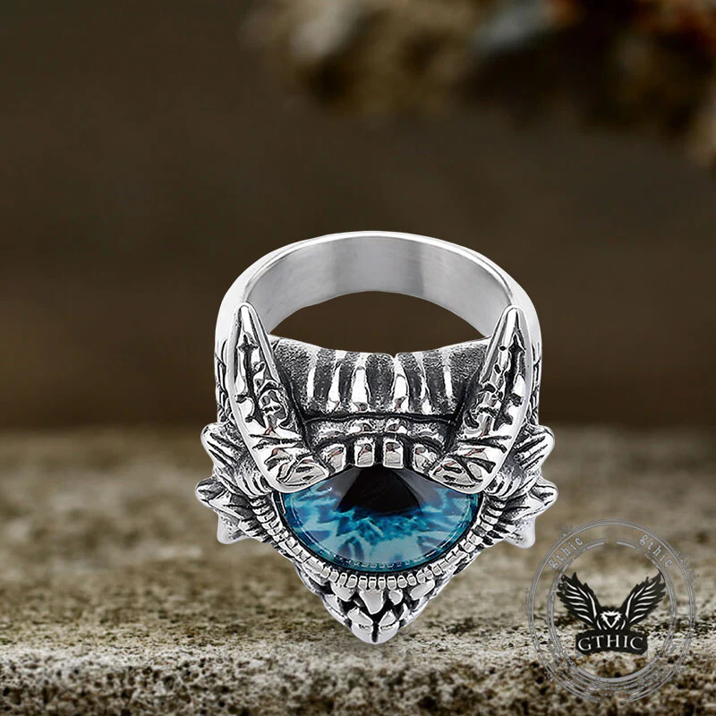 Dopamine Horus Little Devil Eye Stainless Steel Ring