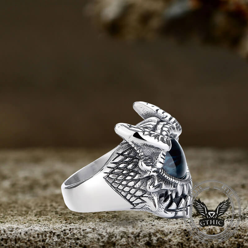 Dopamine Horus Little Devil Eye Stainless Steel Ring