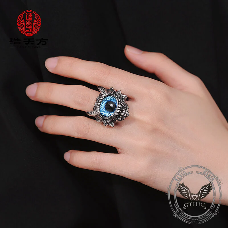 Dopamine Horus Little Devil Eye Stainless Steel Ring