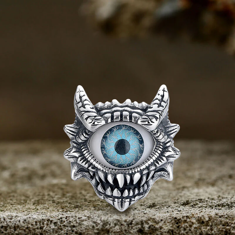 Dopamine Horus Little Devil Eye Stainless Steel Ring