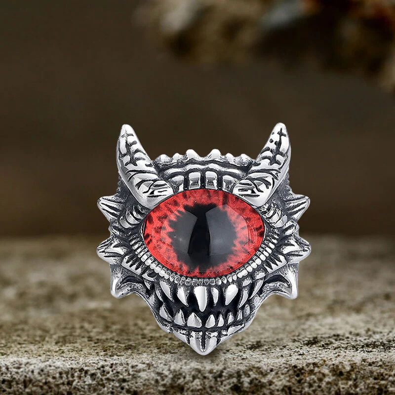 Dopamine Horus Little Devil Eye Stainless Steel Ring