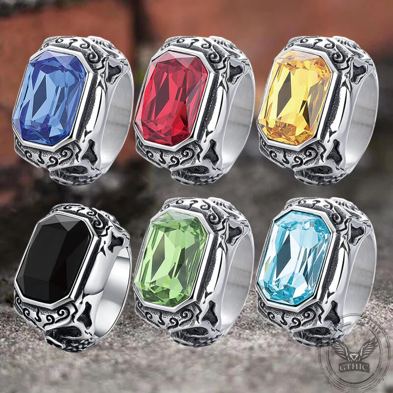 15578-vintage-zirconia-demon-eye-stainless-steel-skull-ring-3.webp Vintage Zirconia Demon Eye Stainless Steel Skull Ring