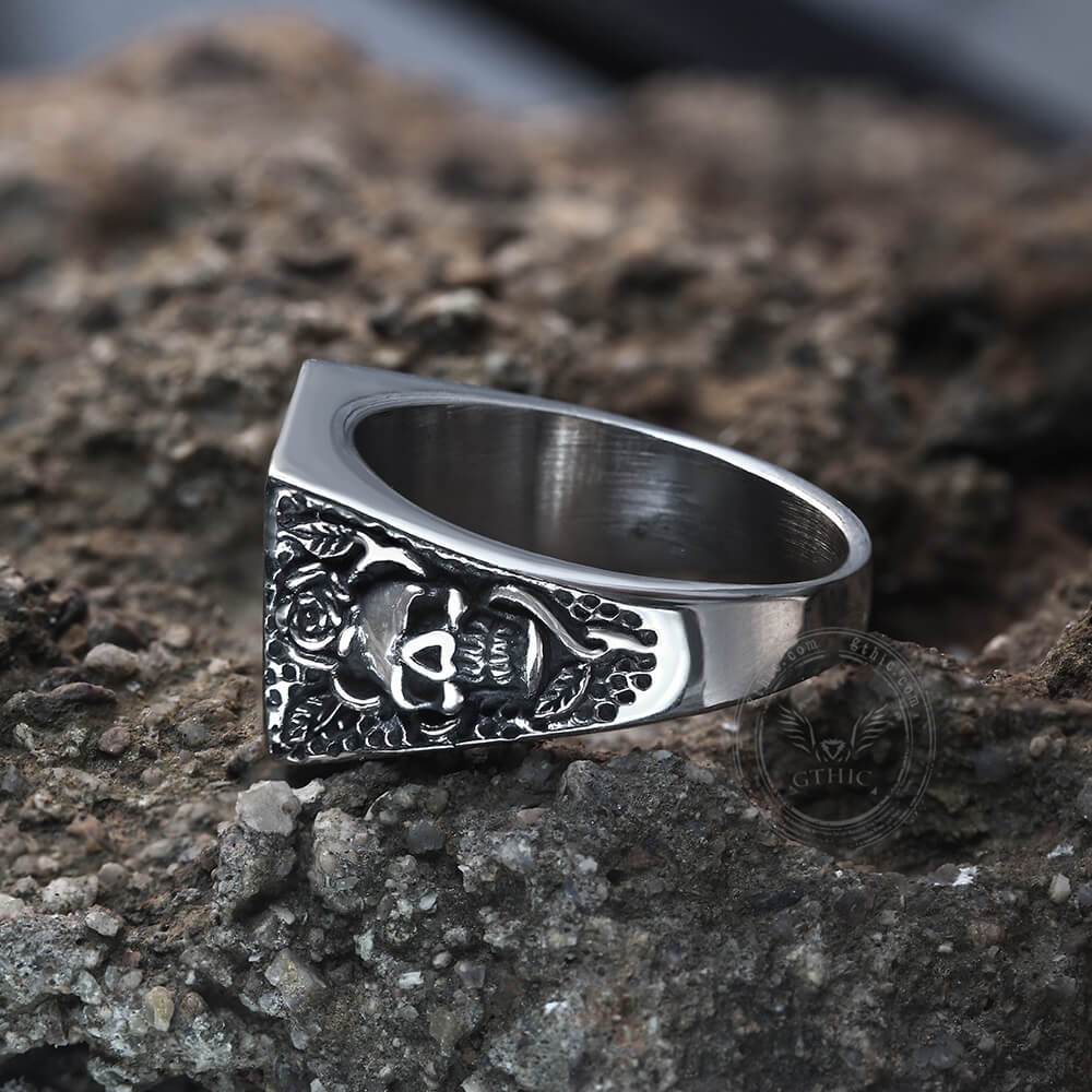1558-double-guns-stainless-steel-ring-9.jpg Double Guns Stainless Steel Ring