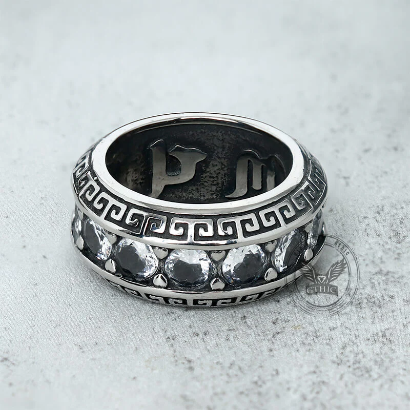 15675-vintage-six-word-mantra-zircon-stainless-steel-ring-7.webp Vintage Six-Word Mantra Zircon Stainless Steel Ring