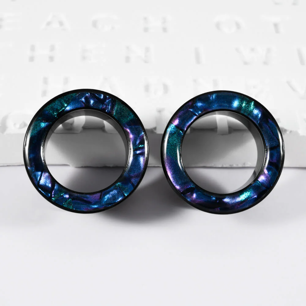 Mixed Color Shell Pulley Stainless Steel Ear Expansion Piercing