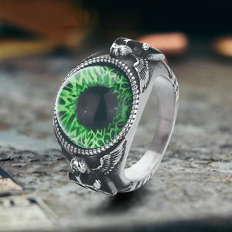 15800-green-8-green-8-variation-1.jpg Vintage Devil Eye Angel Cross Stainless Steel Ring