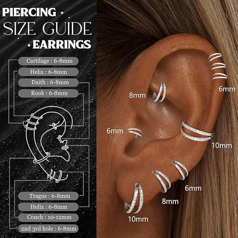 15942-fashion-cz-nose-ring-stainless-steel-tragus-daith-piercing-2.webp Fashion CZ Nose Ring Stainless Steel Tragus Daith Piercing