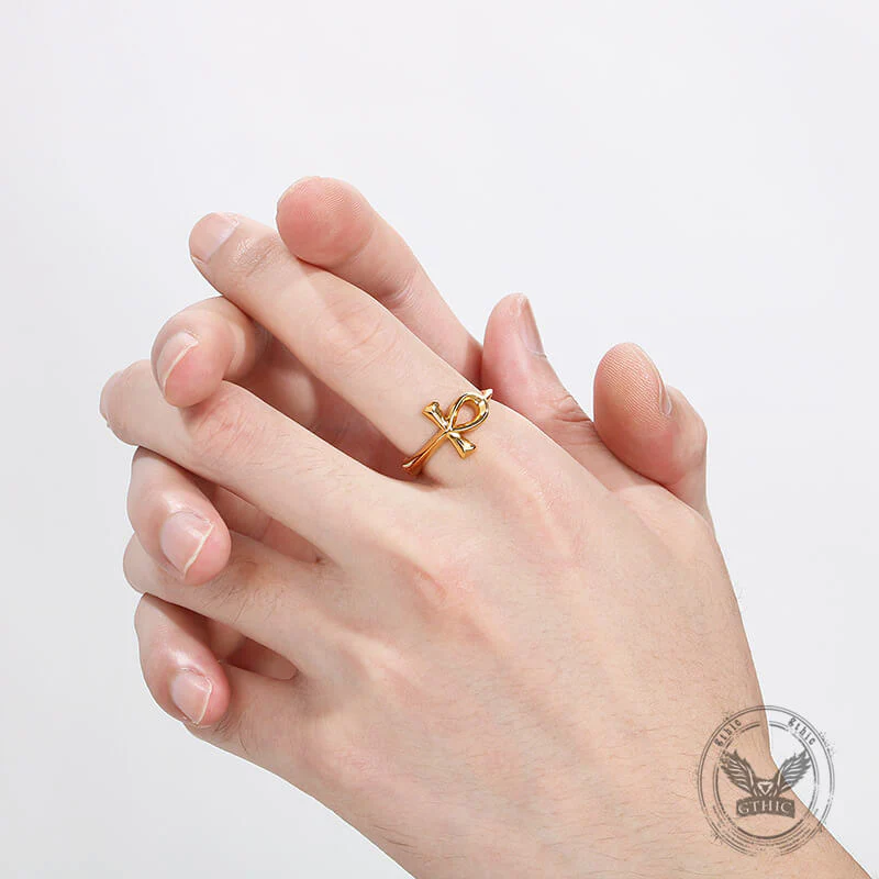 15952-simple-ancient-egyptian-ankh-cross-stainless-steel-ring-3.webp Simple Ancient Egyptian Ankh Cross Stainless Steel Ring