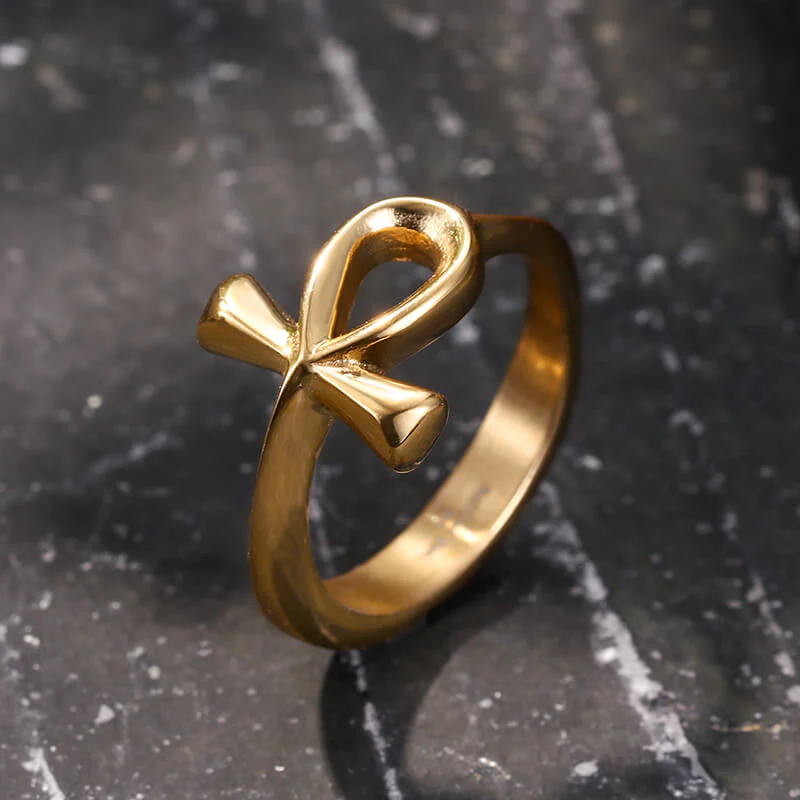 15952-simple-ancient-egyptian-ankh-cross-stainless-steel-ring-4.webp Simple Ancient Egyptian Ankh Cross Stainless Steel Ring