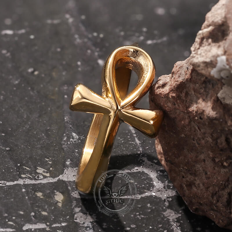 15952-simple-ancient-egyptian-ankh-cross-stainless-steel-ring-8.jpg Simple Ancient Egyptian Ankh Cross Stainless Steel Ring