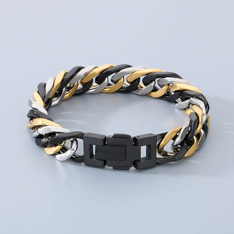 15971-punk-colorful-design-cuban-chain-stainless-steel-bracelet-6.jpg Punk Colorful Design Cuban Chain Stainless Steel Bracelet