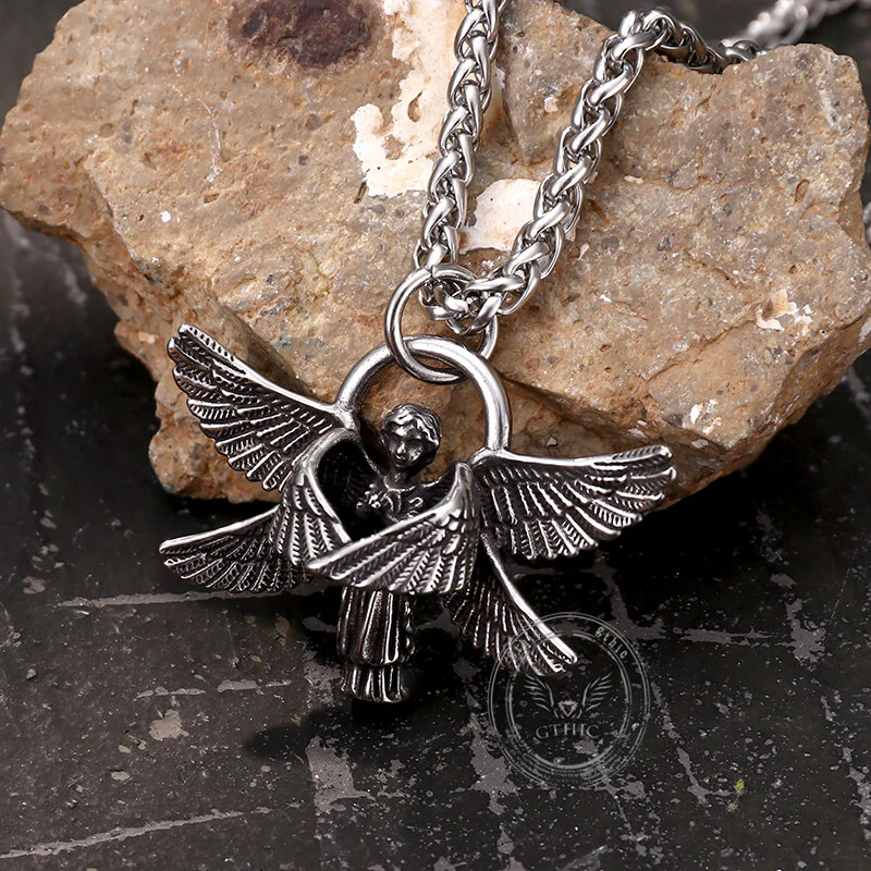16055-vintage-praying-angel-wings-stainless-steel-pendant-8.webp Vintage Praying Angel Wings Stainless Steel Pendant