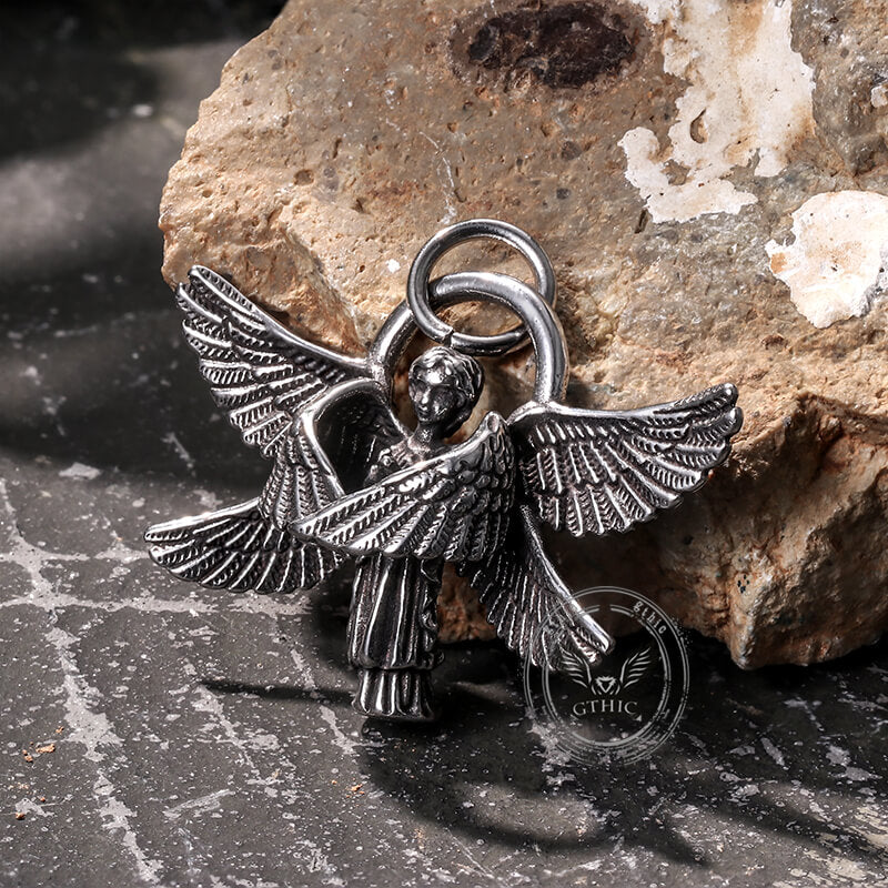 16055-vintage-praying-angel-wings-stainless-steel-pendant-9.jpg Vintage Praying Angel Wings Stainless Steel Pendant