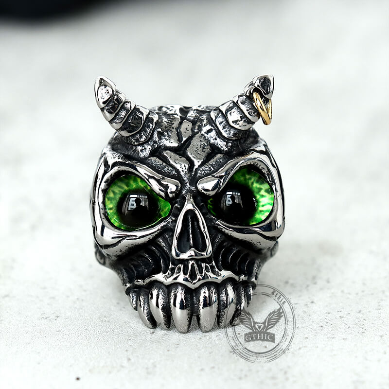 16060-gothic-horn-skull-devil-eye-stainless-steel-ring-5.jpg Gothic Horn Skull Devil Eye Stainless Steel Ring