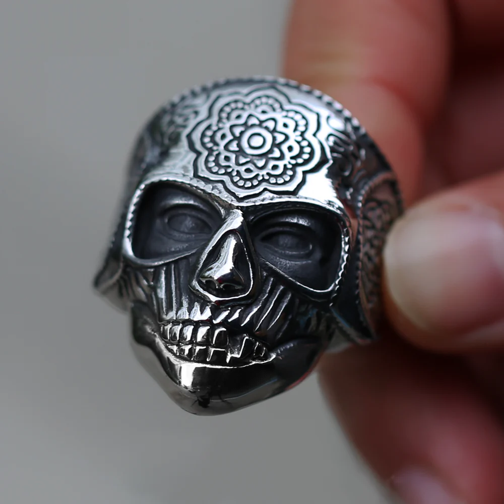 1609-stainless-steel-9-stainless-steel-9-variation-1.webp Mandala Flower Stainless Steel Skull Ring