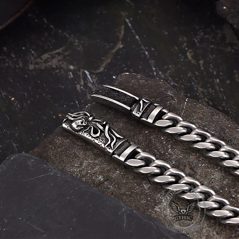 Punk Deep Sea Octopus Stainless Steel Bracelet