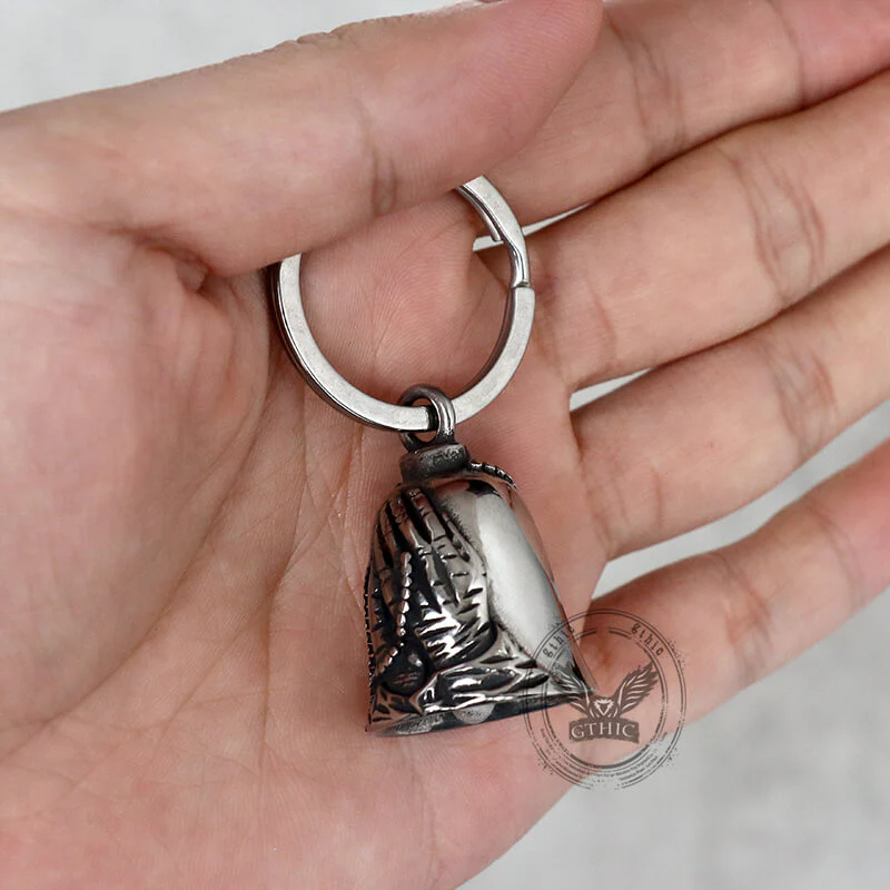 16141-vintage-virgin-mary-guardian-bell-stainless-steel-keychain-3.webp Vintage Virgin Mary Guardian Bell Stainless Steel Keychain