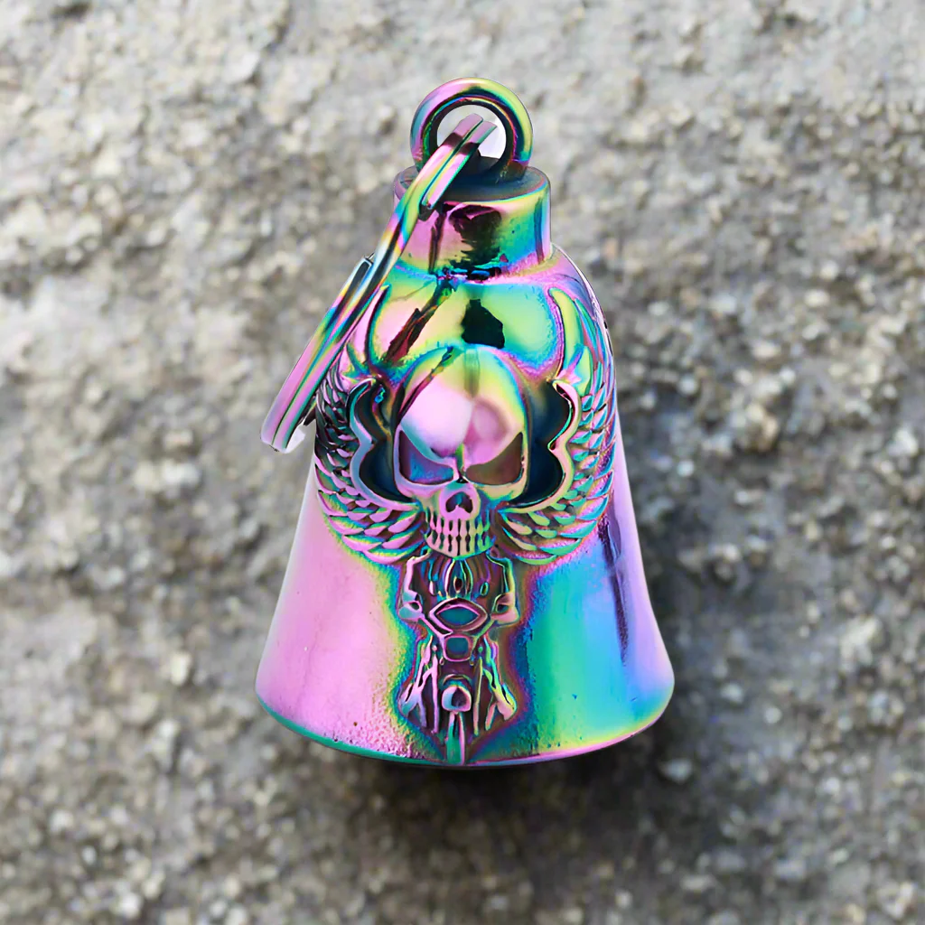 16144-punk-skull-wings-stainless-steel-guardian-bell-keychain-3.webp Punk Skull Wings Stainless Steel Guardian Bell Keychain