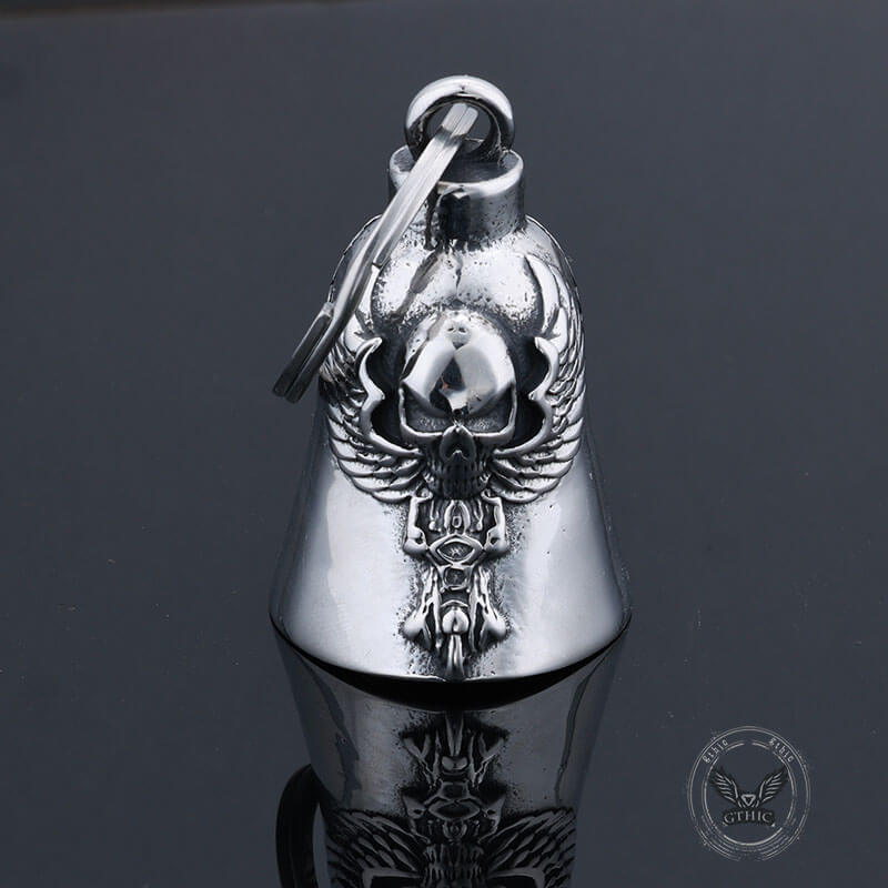 16144-punk-skull-wings-stainless-steel-guardian-bell-keychain-6.jpg Punk Skull Wings Stainless Steel Guardian Bell Keychain