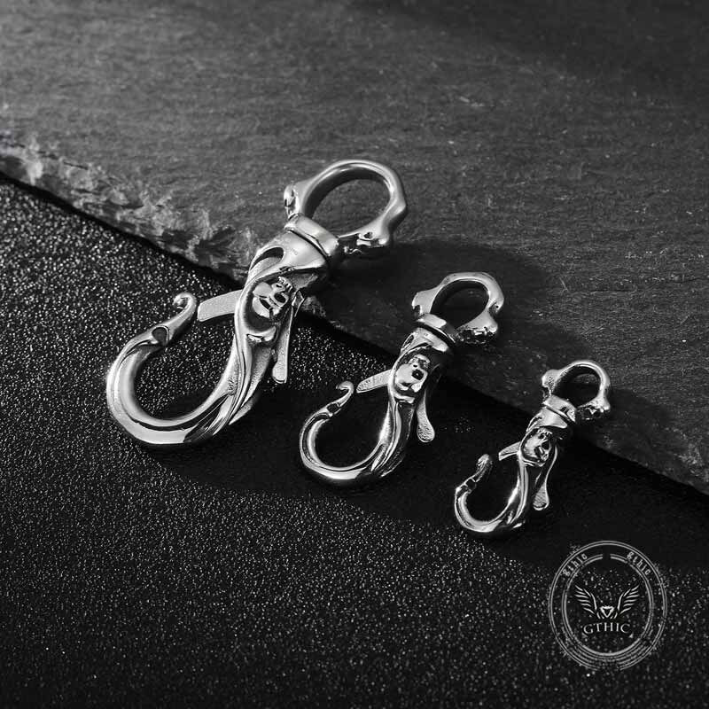GTHIC Gothic Skull Stainless Steel Clasps