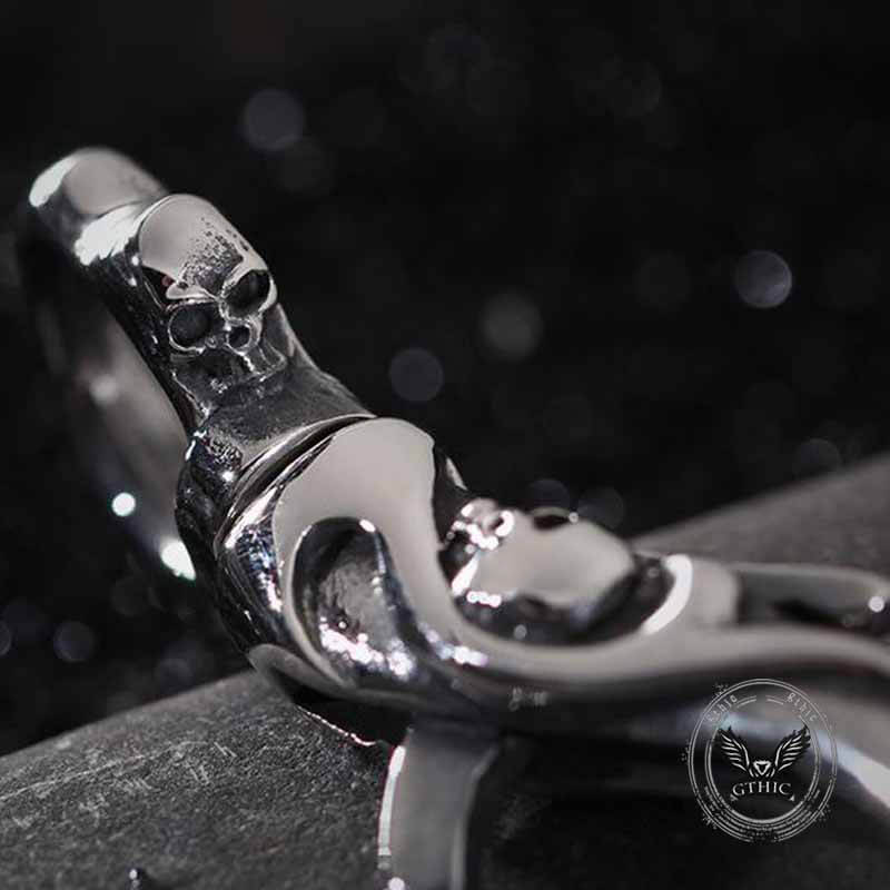 GTHIC Gothic Skull Stainless Steel Clasps