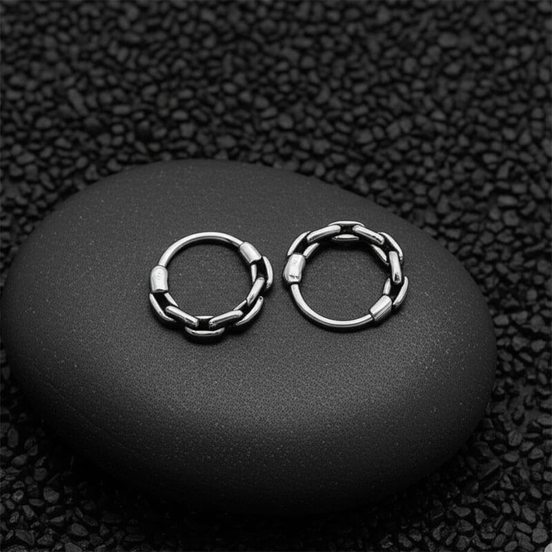Simple Chain Ring Stainless Steel Nose Ring
