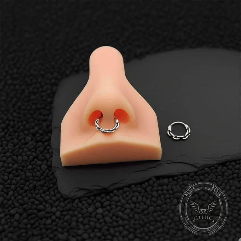 Simple Chain Ring Stainless Steel Nose Ring