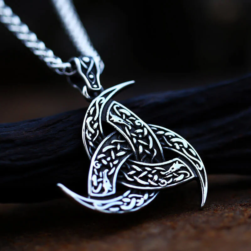 Viking Totem Celtic Knot Stainless Steel Nordic Pendant