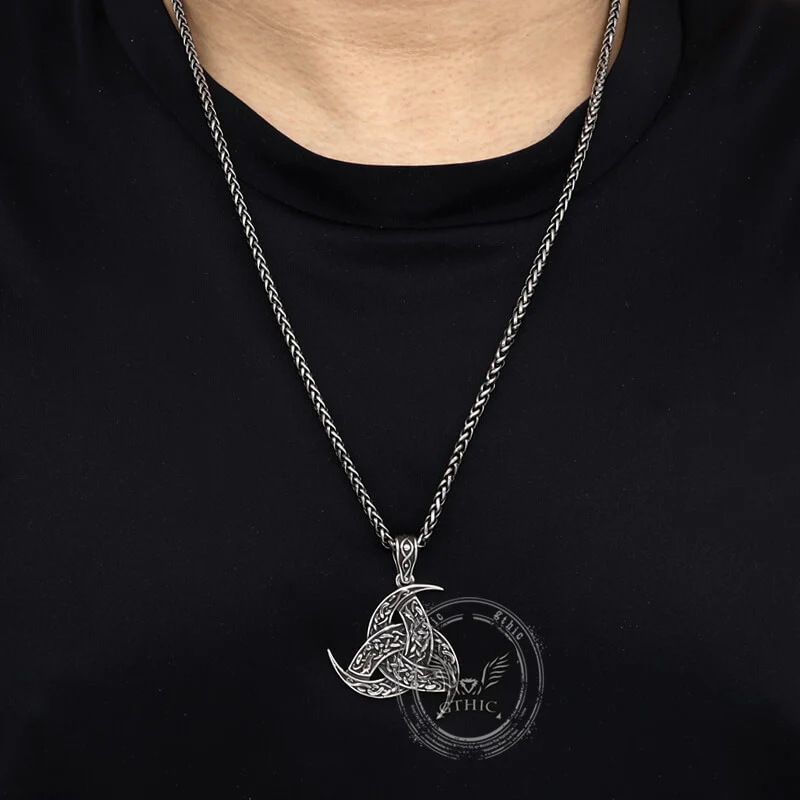 Viking Totem Celtic Knot Stainless Steel Nordic Pendant